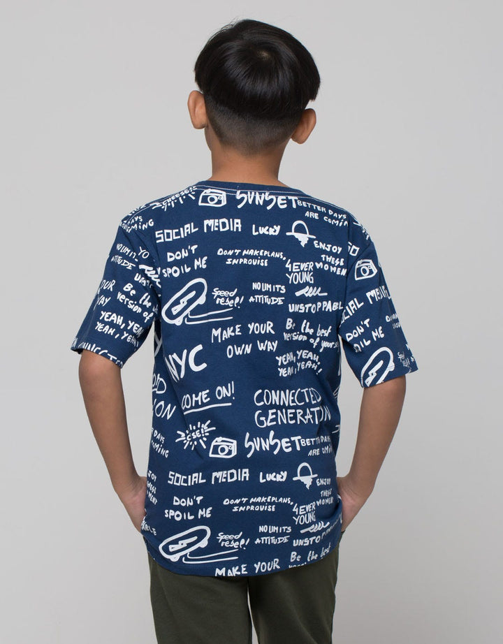 Aero Short Sleeve T-Shirt Print Wording Be The Best