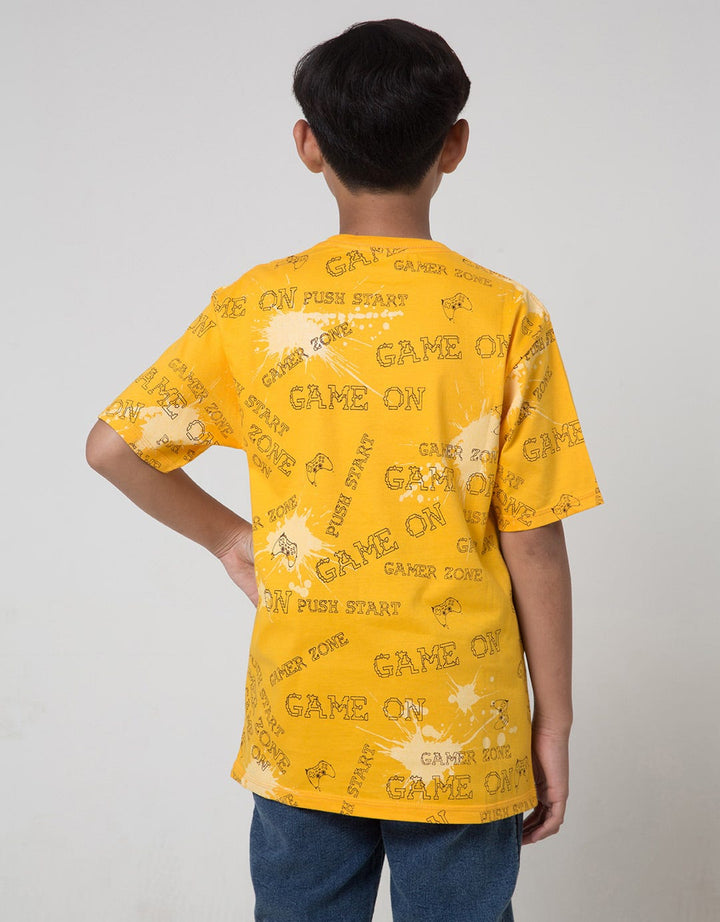 Aero Short Sleeve T-Shirt Print Game On