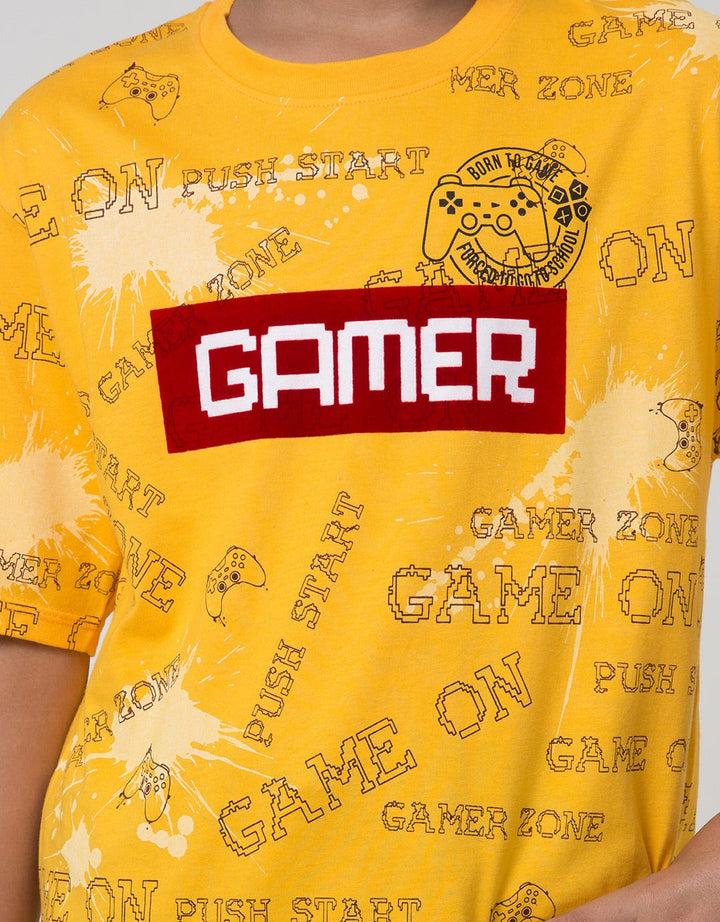 Aero Short Sleeve T-Shirt Print Game On
