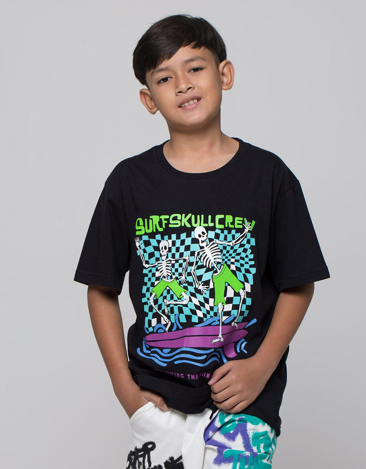 Aero Short Sleeve T-Shirt Print Surfskull Crew