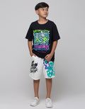 Aero Short Sleeve T-Shirt Print Surfskull Crew