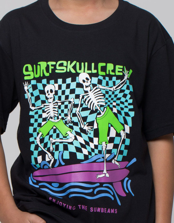 Aero Short Sleeve T-Shirt Print Surfskull Crew