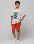 Aero Short Sleeve T-Shirt Print Skeleton Of Console