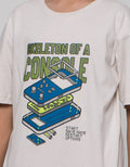 Aero Short Sleeve T-Shirt Print Skeleton Of Console