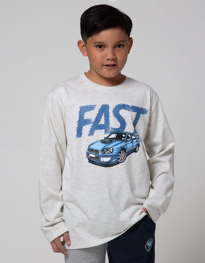 Aero Fast Car Print Boys T-Shirt