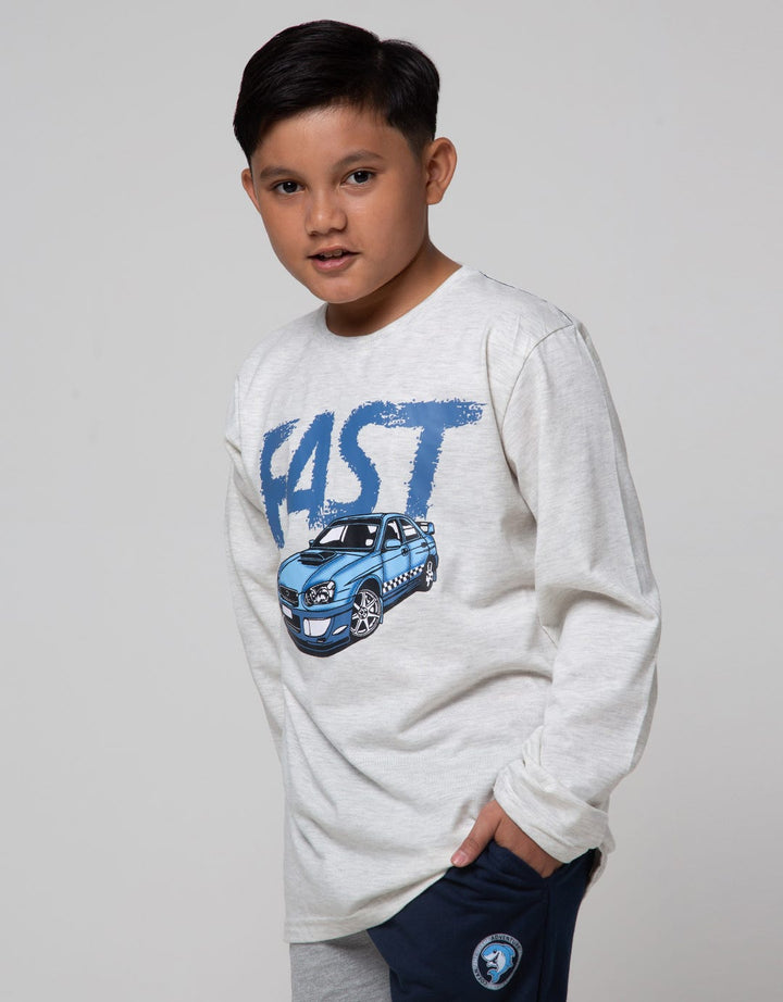 Aero Fast Car Print Boys T-Shirt
