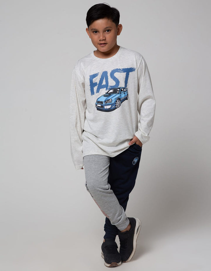 Aero Fast Car Print Boys T-Shirt