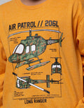 Aero Helicopter Print Boys T-Shirt
