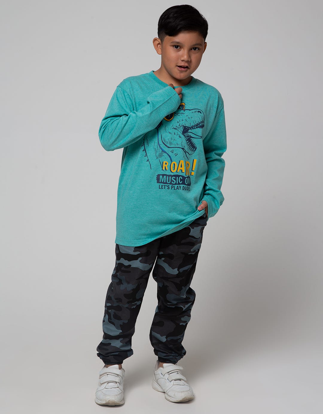 Aero Long Sleeve T-Shirt Dino