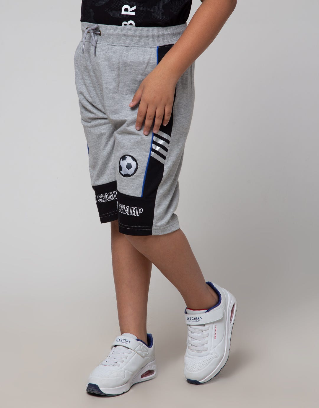 Aero Soccer Print Boys Shorts