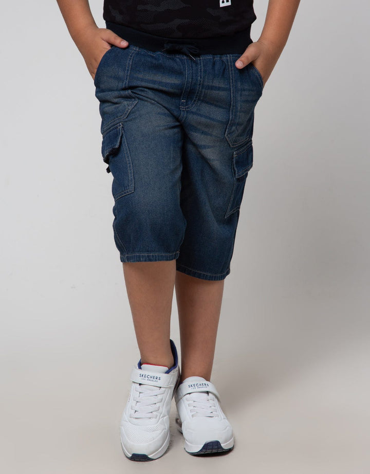 Aero Denim Pocket Boys Shorts