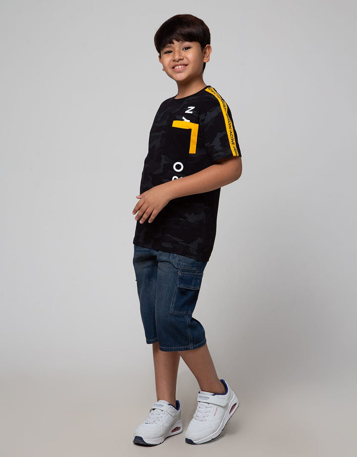 Aero Denim Pocket Boys Shorts