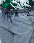 Aero Bleach Denim Boys Jogger Pants
