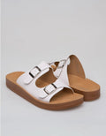 ST. YVES SANDAL SLIPPER DOUBLE BUCKLE FQ10 WANITA