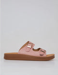 ST. YVES SANDAL SLIPPER DOUBLE BUCKLE FQ10 WANITA