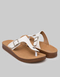 St. Yves Buckle Sandal Flip Flops Wanita