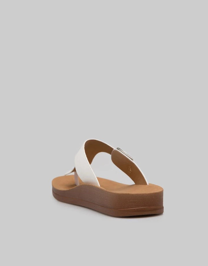 St. Yves Buckle Sandal Flip Flops Wanita