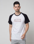 T Zone Short Sleeve Raglan T-Shirt Active Perform