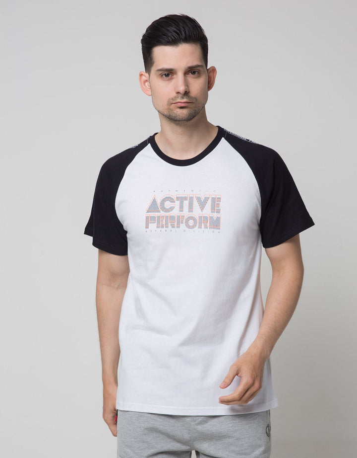 T Zone Short Sleeve Raglan T-Shirt Active Perform