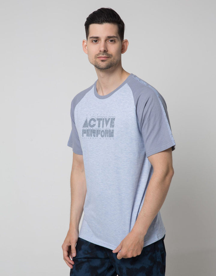 T Zone Short Sleeve Raglan T-Shirt Active Perform