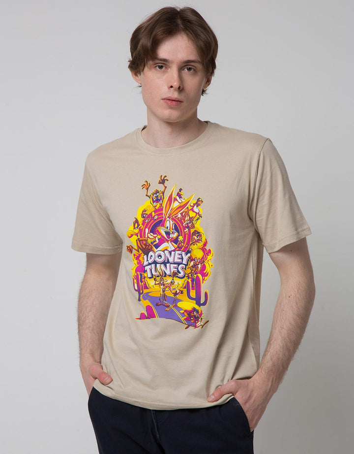 T Zone Warner Bros Short Sleeve T-Shirt Print Wb 100Th Anniversary 4
