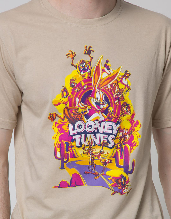 T Zone Warner Bros Short Sleeve T-Shirt Print Wb 100Th Anniversary 4