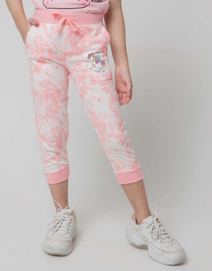 Little M Jogger Tie Dye Unicorn