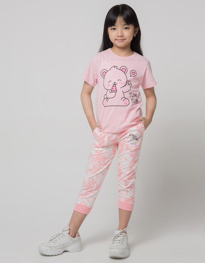 Little M Jogger Tie Dye Unicorn