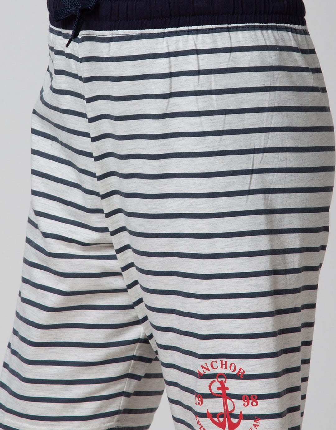 Aero Short Pants Print Tade Little Stripe On Red