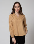 Connexion Skipper Collar Kemeja Wanita