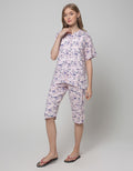 Nevada Short Sleeve Pajama Capri