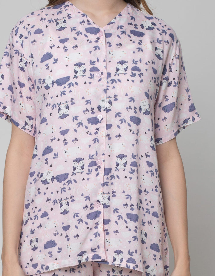 Nevada Short Sleeve Pajama Capri