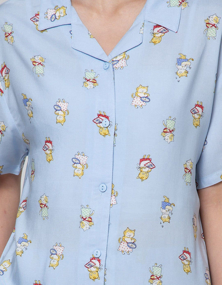 Nevada Cooking Cat Set Piyama Wanita