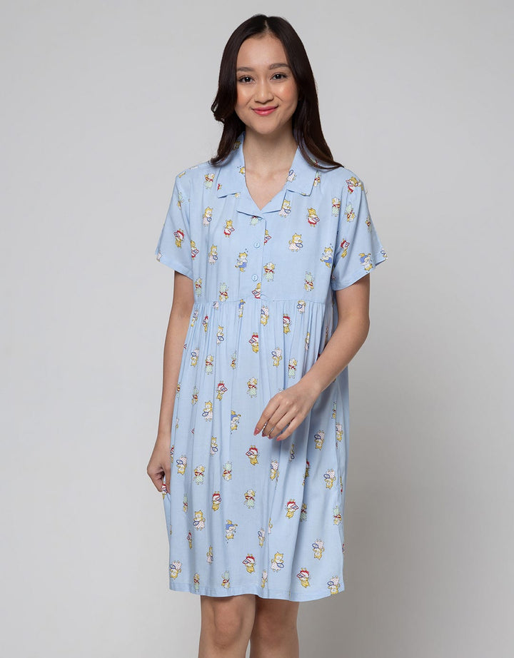 Nevada Cooking Cat Midi Dress Wanita