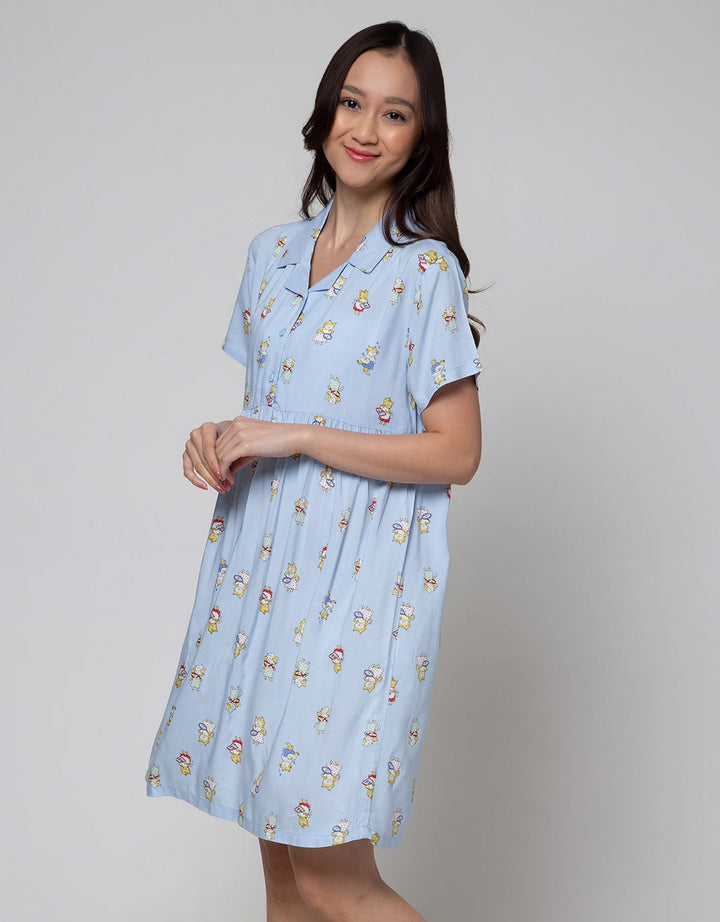 Nevada Cooking Cat Midi Dress Wanita