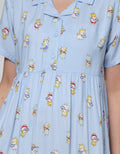 Nevada Cooking Cat Midi Dress Wanita