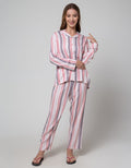Nevada Long Sleeve Pyjama Pants Stripe Wind
