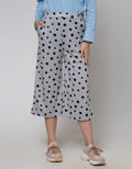 Nevada Capri Basic Polka Knit