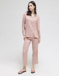 St. Yves Long Sleeve Pajama Pants Solid Lina