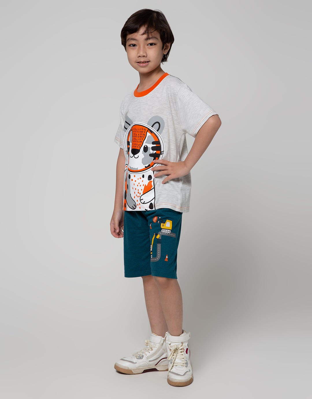 Little M Short Pants Forklift