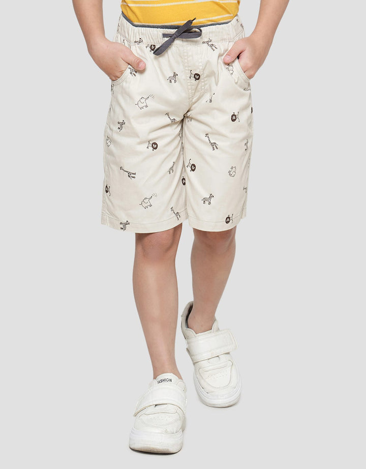 Little M Print Safari Boys Shorts