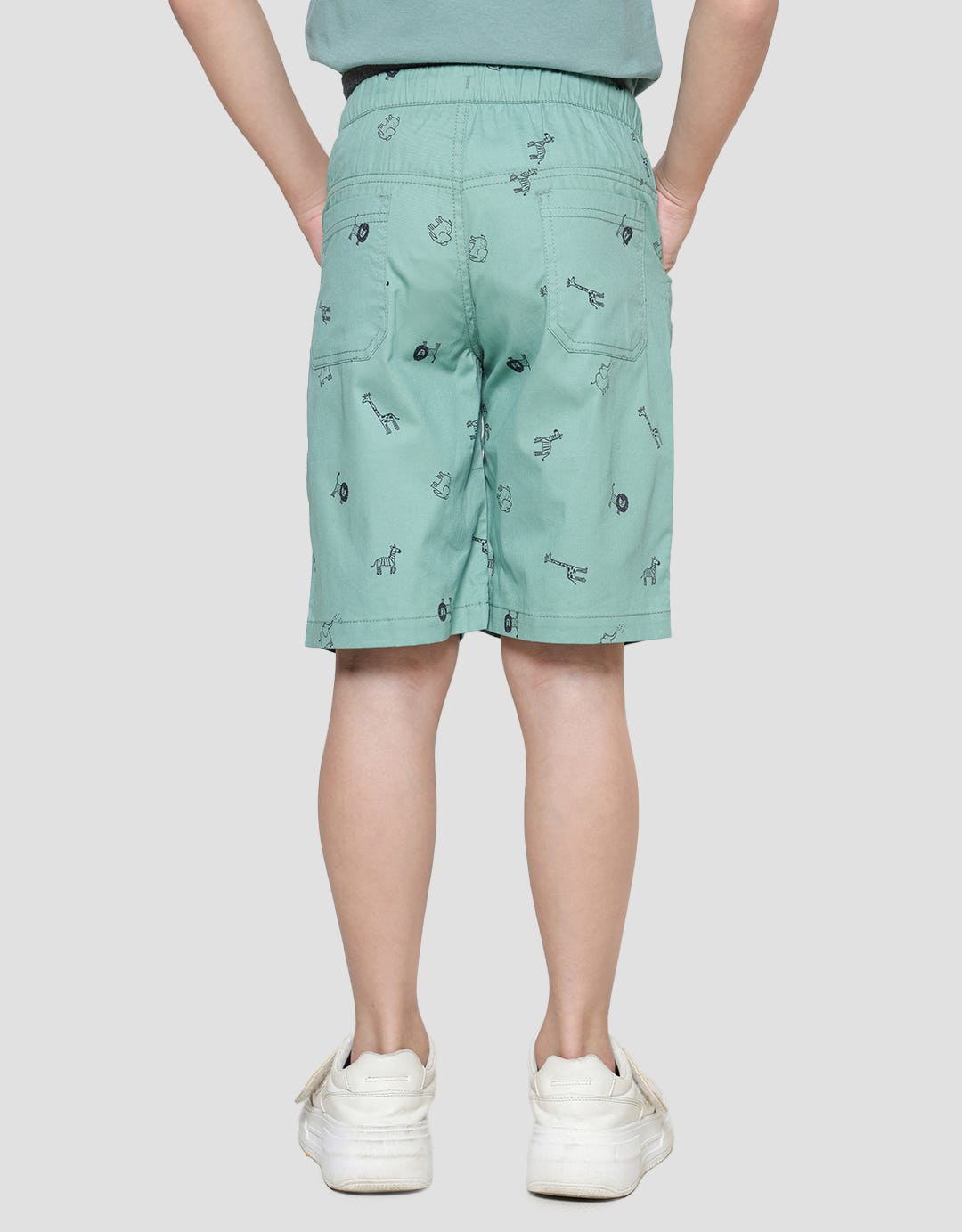 Little M Print Safari Boys Shorts