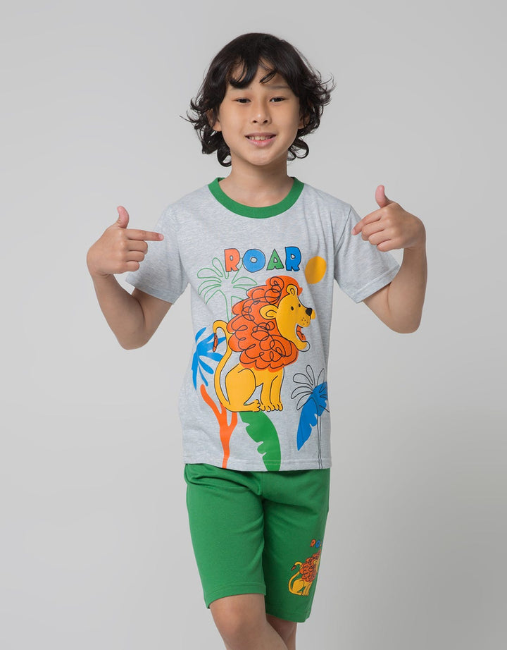 Little M Lion Roar Set Pakaian Anak Laki-laki