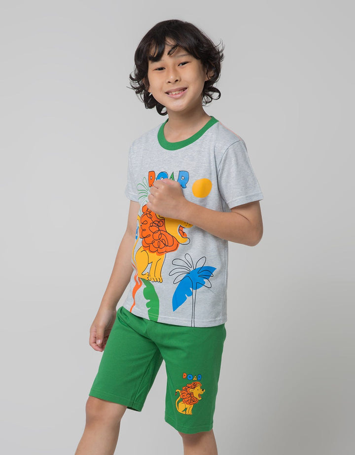 Little M Lion Roar Set Pakaian Anak Laki-laki