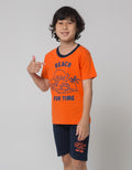 Little M Top-Bottom Set T-Shirt Beach Fun Time