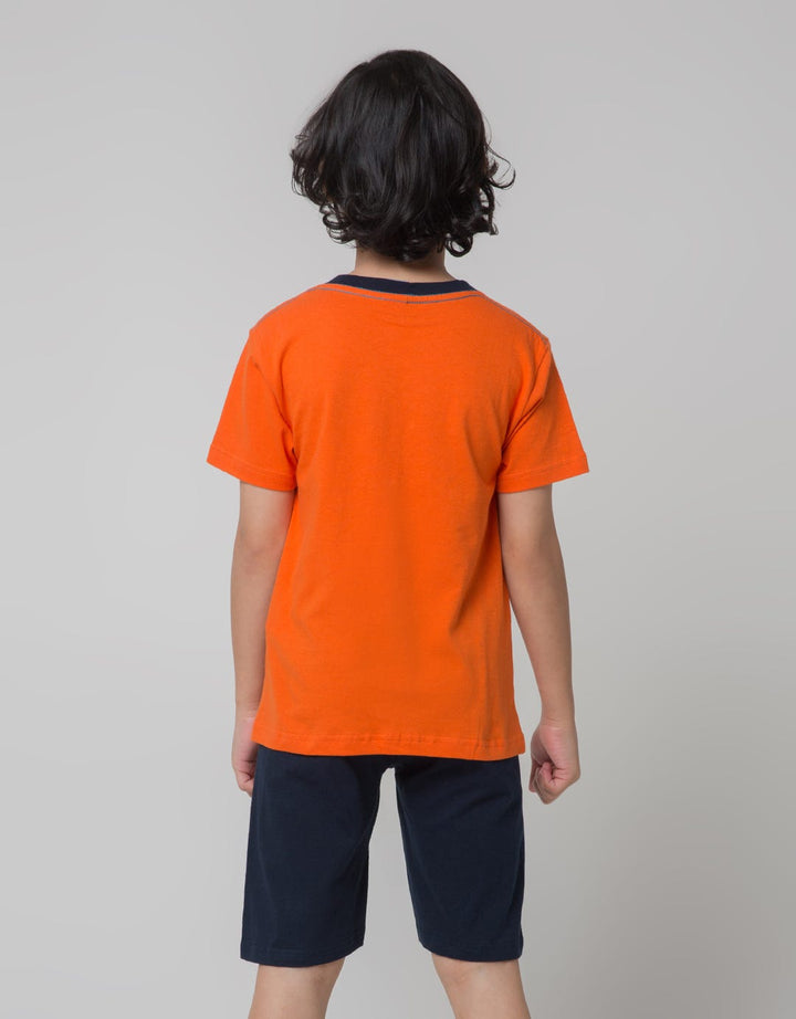 Little M Top-Bottom Set T-Shirt Beach Fun Time