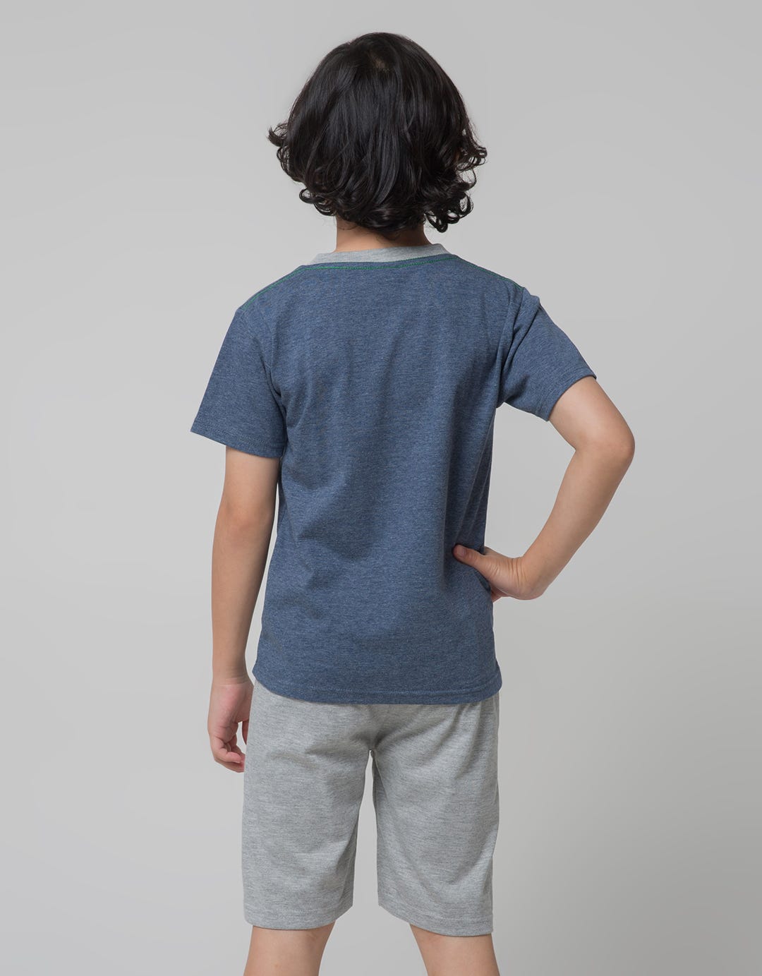 Little M Top-Bottom Set T-Shirt Super Cool Dino