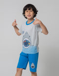 Little M Shark Print Boys Clothing Set