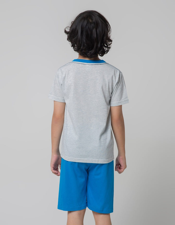 Little M Shark Print Boys Clothing Set