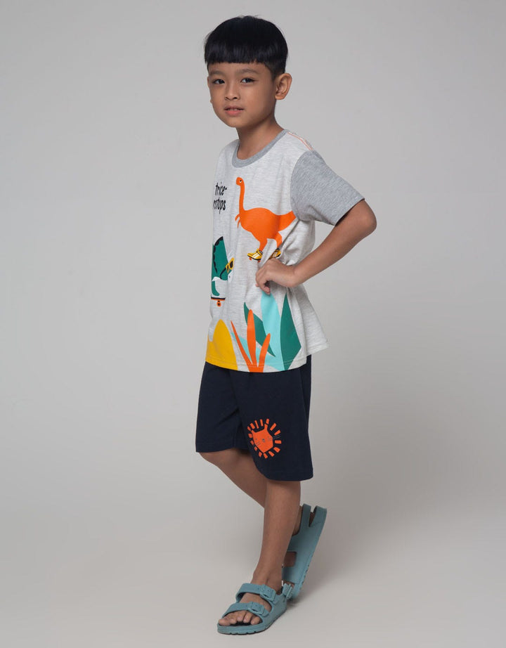 Little M Cut Sewn Set Pakaian Anak Laki-laki